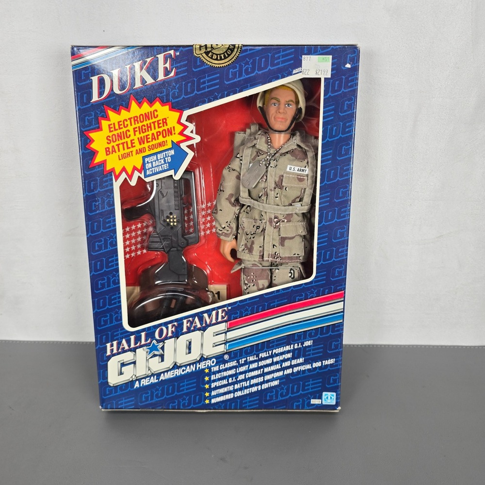 G.I. Joe Hall of Fame Duke 12" Action Figure 1991 Hasbro 6019 NOS Vintage